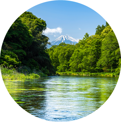 富士山の伏流水使用